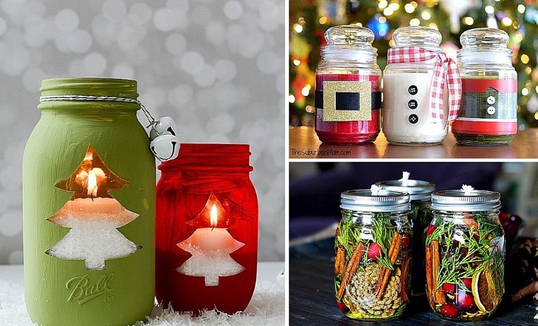 クリスマス-デコ-2018-jars-of-candles2