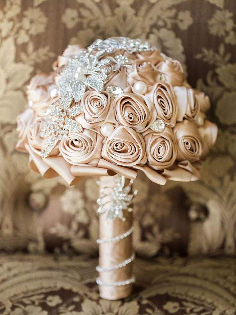 bouquet-ecological-flower-fabric-idea-wedding-deco