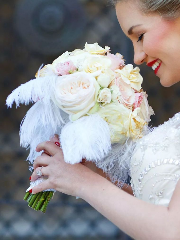 bouquet da sposa originale piccole composizioni floreali