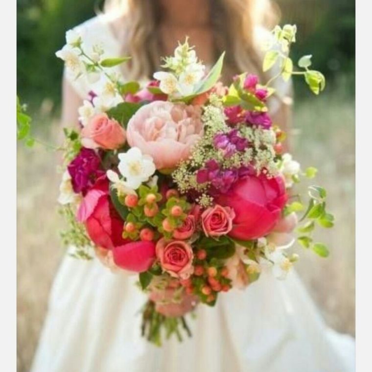 bouquet da sposa originale idee-peony-rose