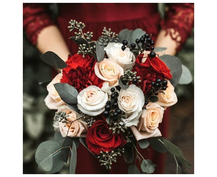 bouquet da sposa originale rosa-varietà-colori
