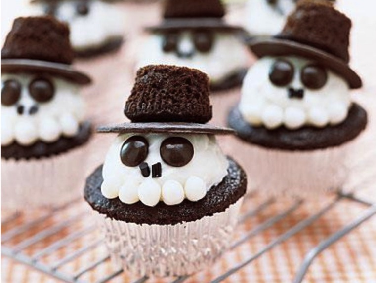 Halloween-Cupcakes-mini csontváz