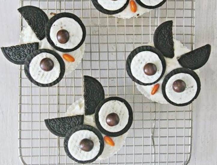 Cupcakes-Halloween-easy-owl