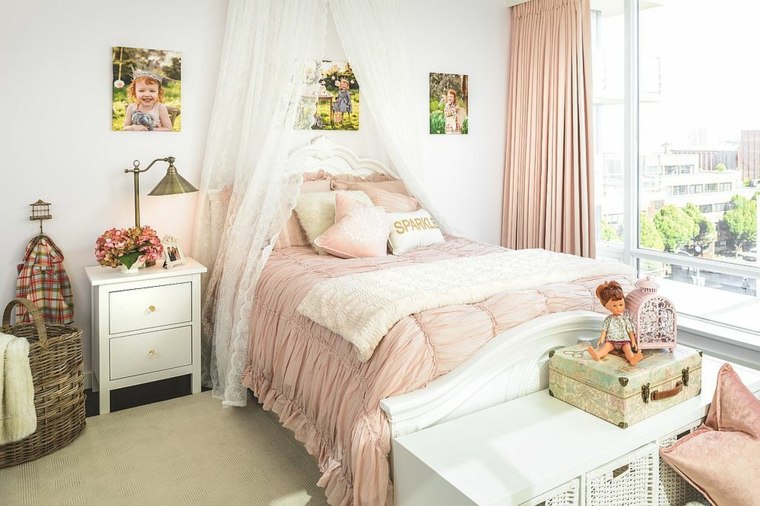 idee camera da letto ragazza arredamento shabby chic