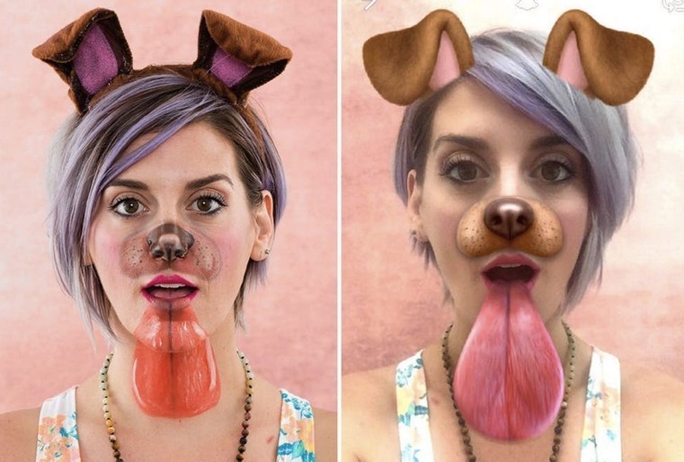 Šminka-Halloween-Snapchat-štene