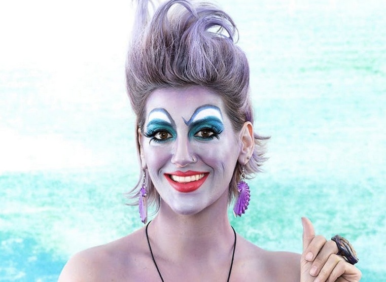 Šminka-Halloween-Ursula