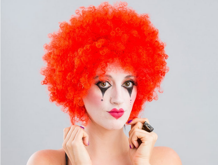 Trucco-Halloween-Clown-Spaventoso