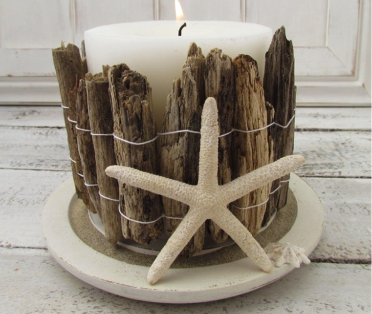 Deco-en-bois-float-žvakidė