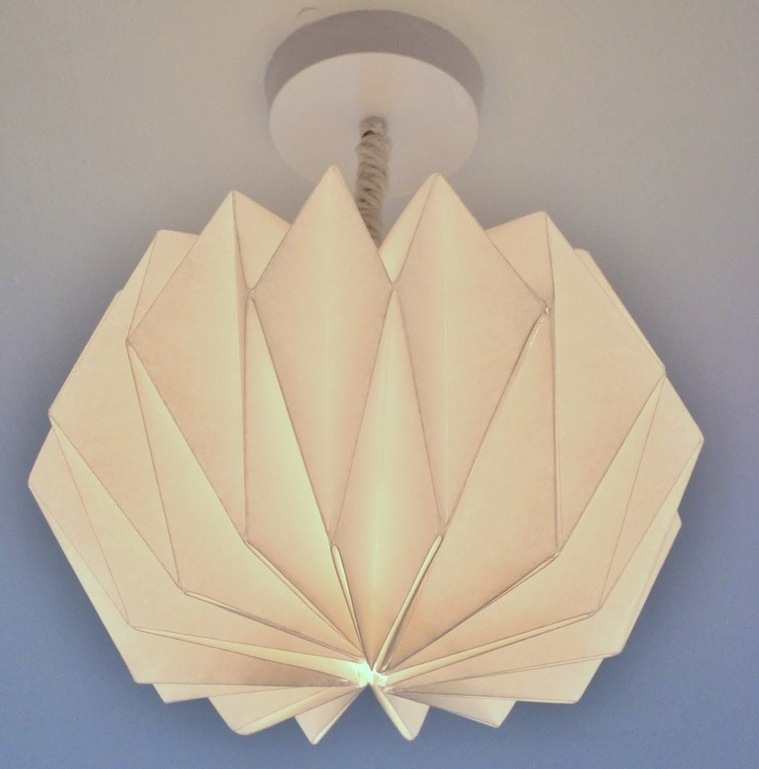 „origami diy“ šviestuvas abažūrių pasidaryk pats popieriaus origami idėja