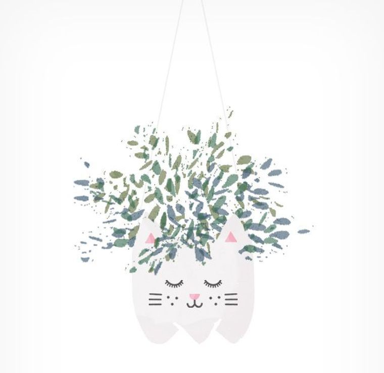 ペットボトルをリサイクルする手動アクティビティDIY-DIY-hanging-flowerpot