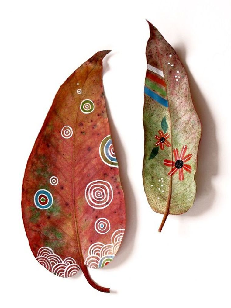 medžio lapų piešimas-rudens apdaila