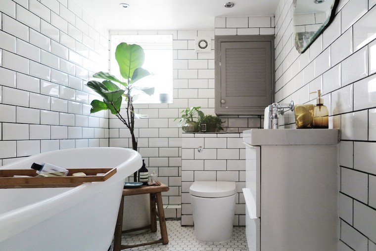 airbnb fürdőszoba skandináv berendezés