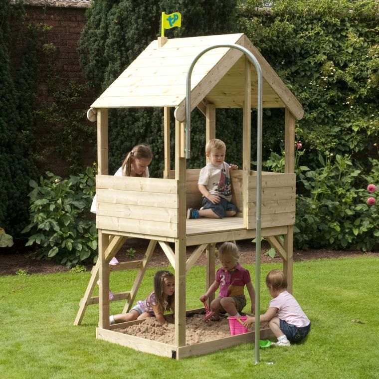 kuća vrt drvena konstrukcija dječje igre