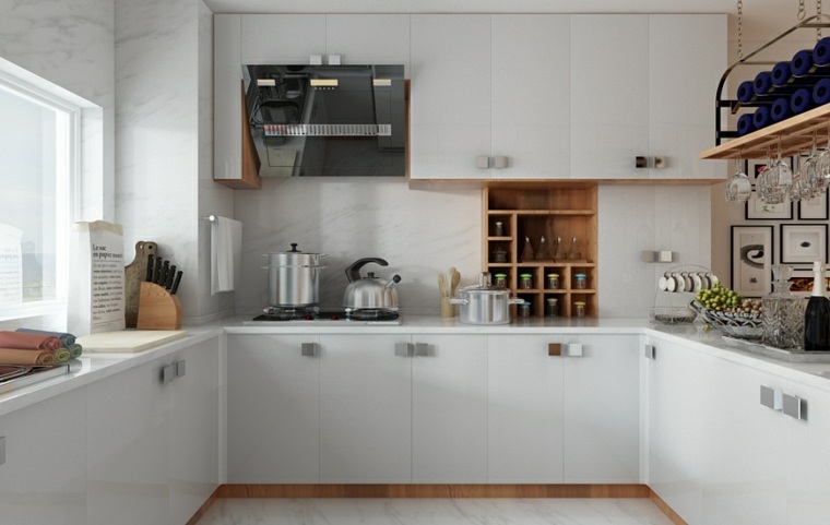 Decorazione Zen appartamento casa moderna cucina in marmo
