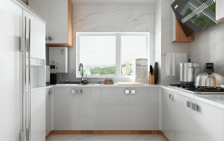 decorazione zen appartamento casa moderna elegante cucina minimalista