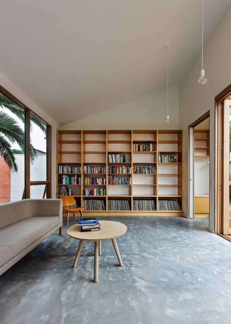 minimalistička biblioteka dekora