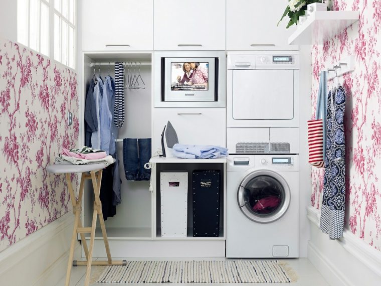 modernaus stiliaus skalbinių išdėstymo patarimai