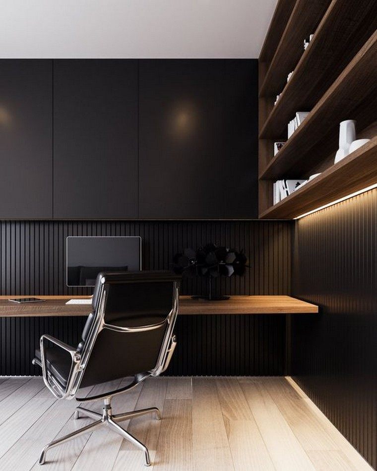 moderno design di interni per la casa layout dell'ufficio elegante stile maschile