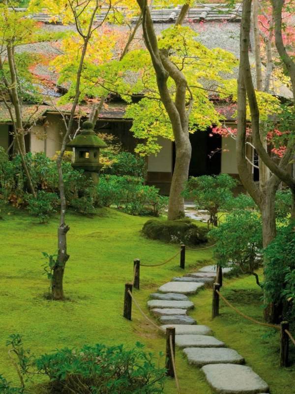 ideja o uređenju vrta u zen stilu moderni japanski stil