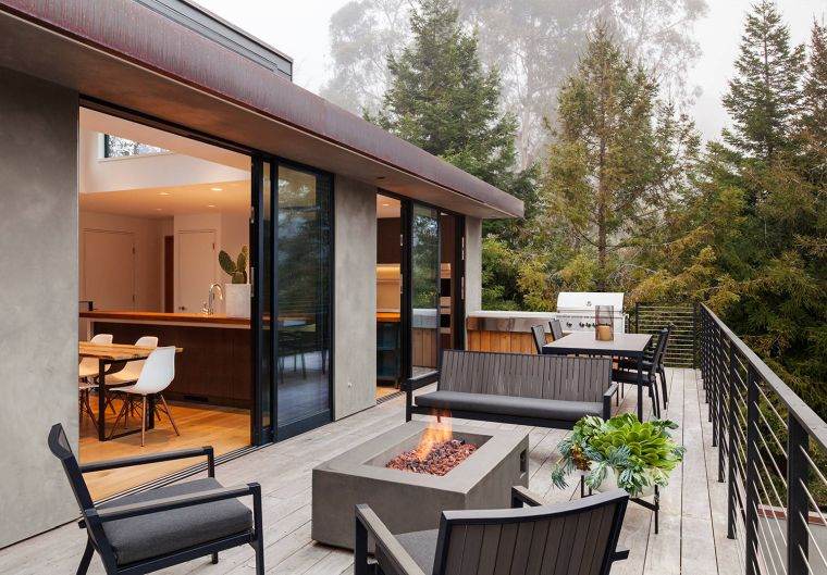 arredamento moderno di design per la decorazione del balcone