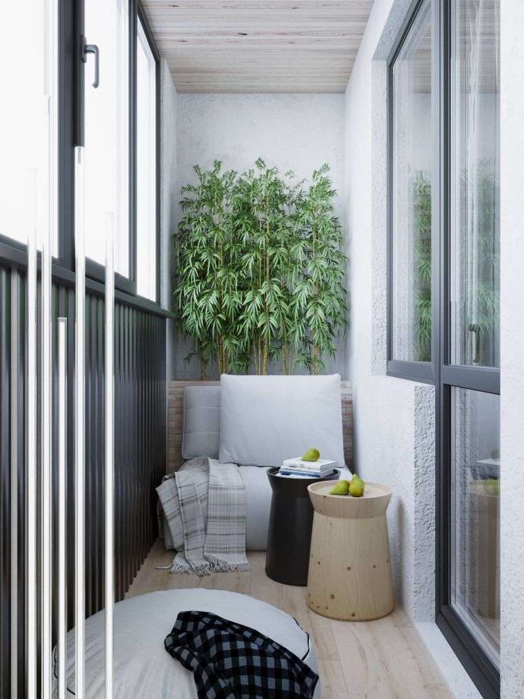 idee per decorare un piccolo balcone