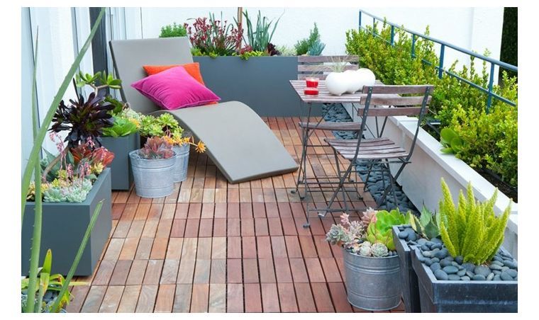 decking per piante da balcone