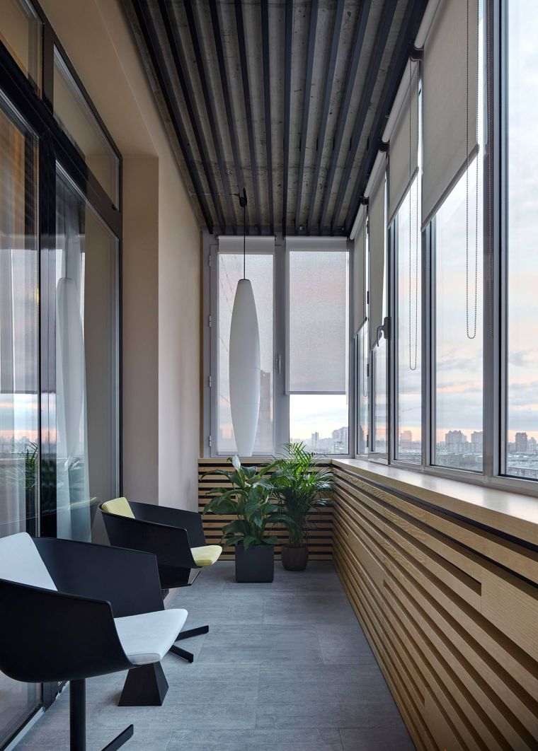 moderno mini balcone