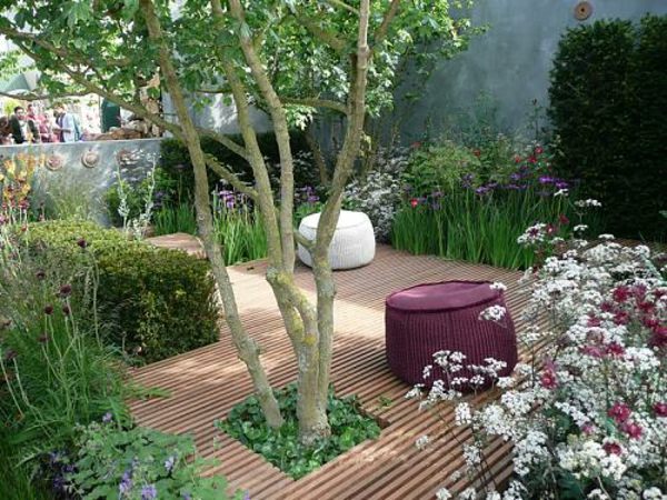piccolo giardino moderno design deco