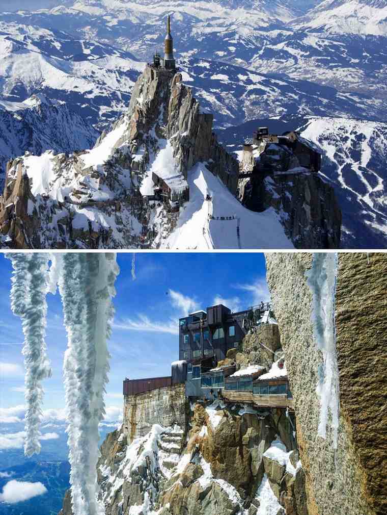 modern építészet-tervezés-épület-aiguille-du-midi