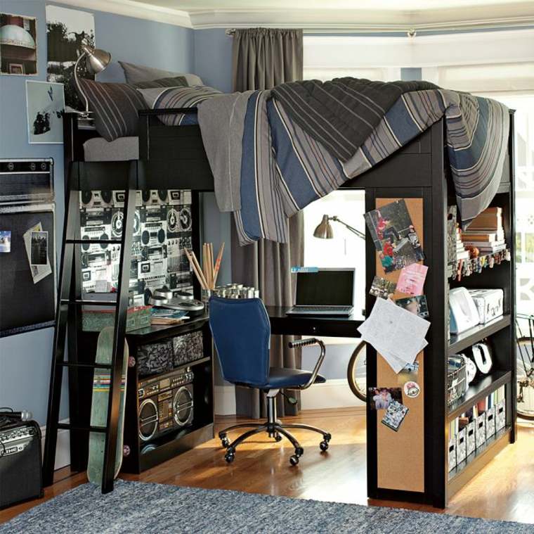 10代の少年の寝室のアイデアモダンな家具