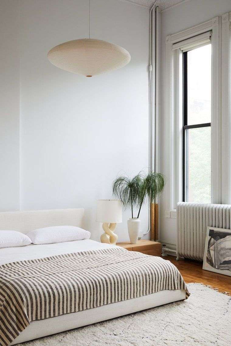 decorazione della camera da letto dal design minimalista
