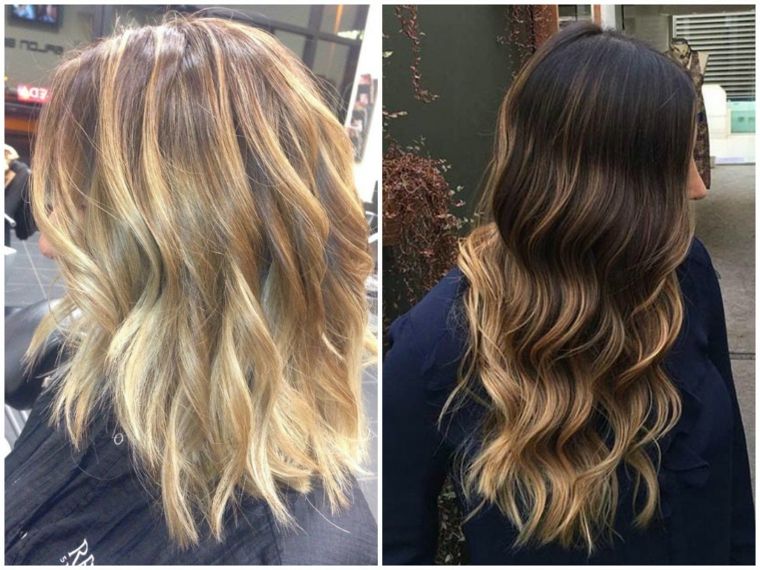 balayage smeđa kosa plava kosa ističe trend 2017