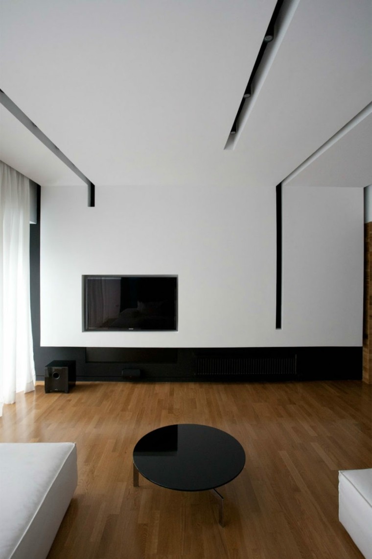 illuminazione a strisce led moderna integrata controsoffitto a parete deco