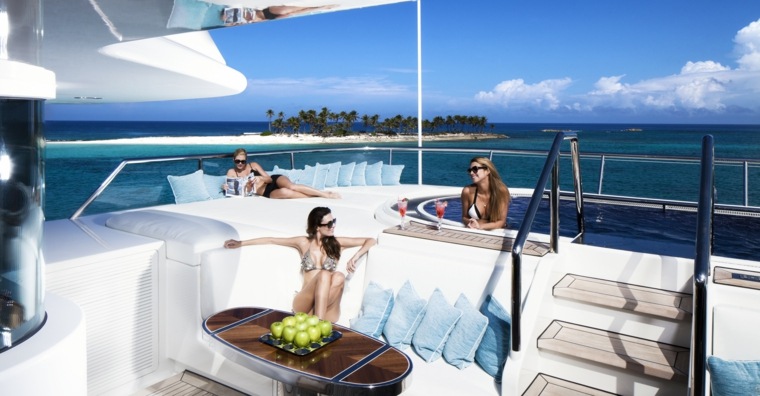 luxus yacht yacht deco külső fedélzet