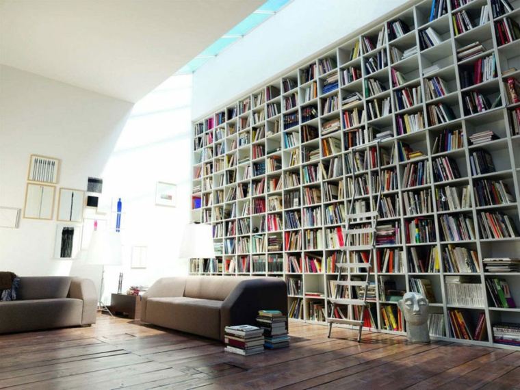 現代的な図書館のデザインソファ読書室のアイデア