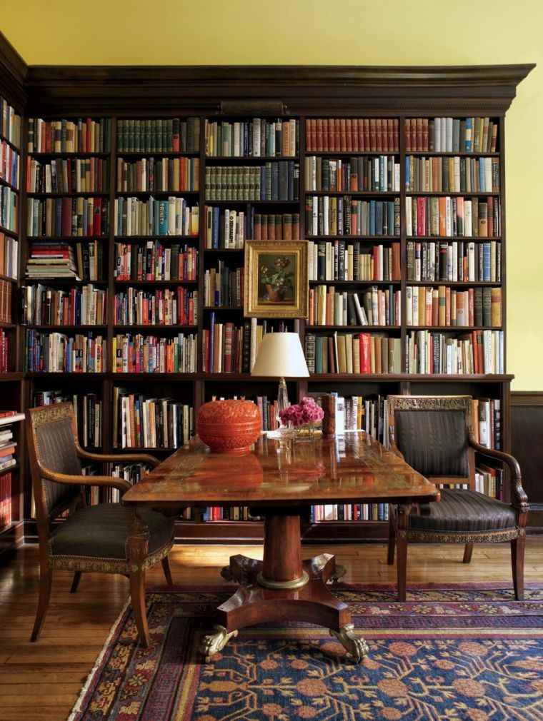 nyitott könyvespolc szekrény fa fal dekorációs polcok