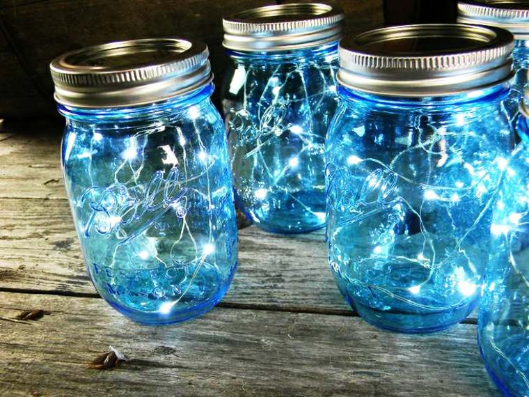 クリスマスのガラス瓶DIYの装飾のアイデアを作る
