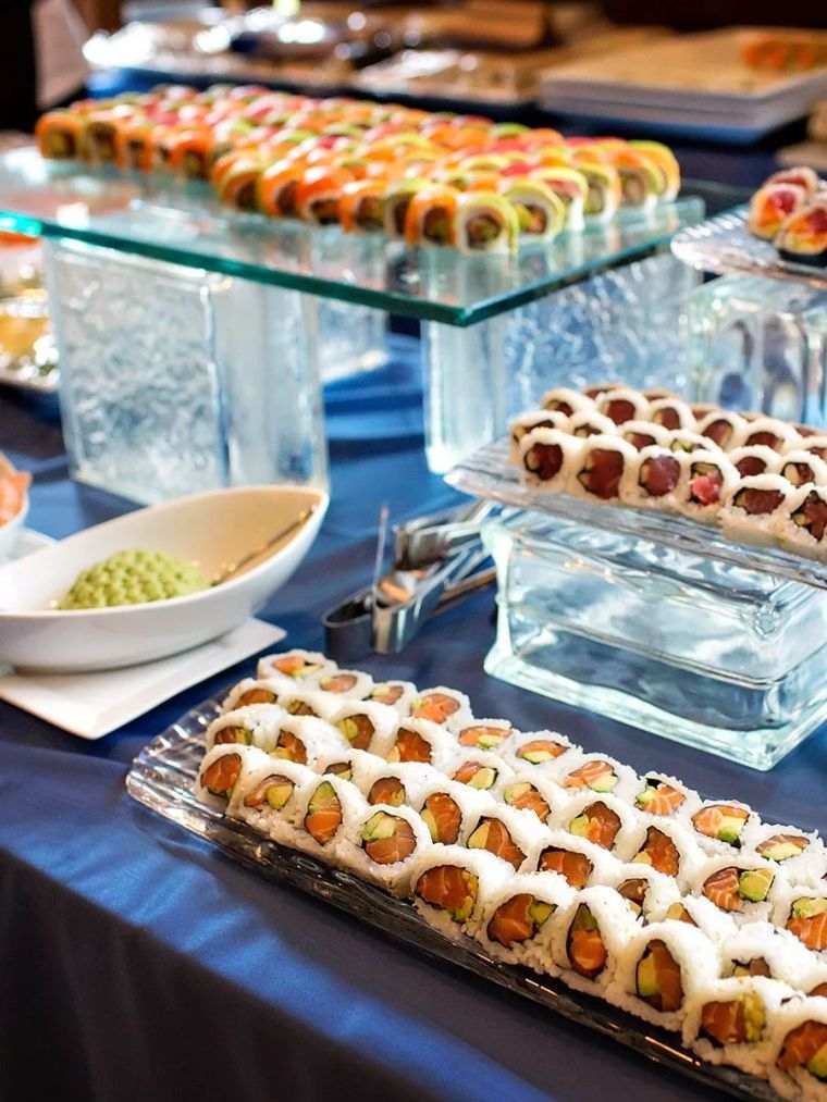 svadbeni švedski stol sushi-wine-of-čast-prijem-snack