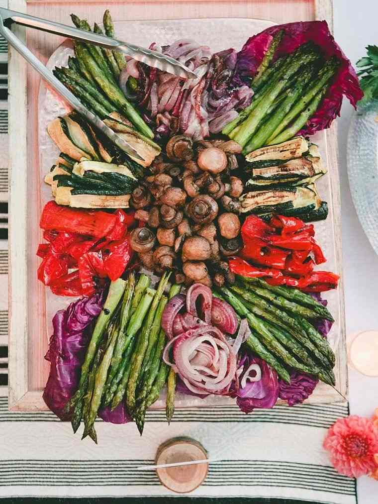 vestuvių meniu-lauko-priėmimas-ant grotelių keptos daržovės