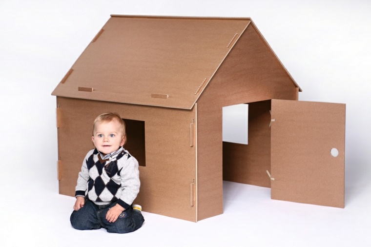 DIY ideja za djecu aktivnost kuća karton diy jeftino