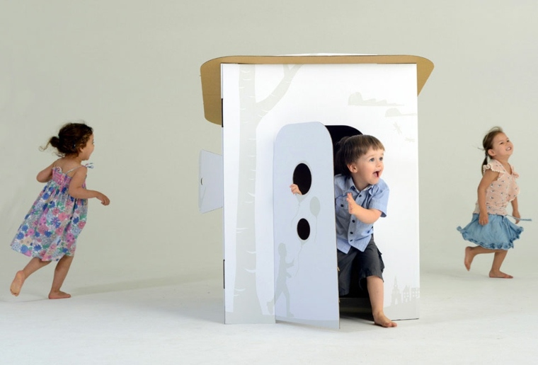 Ideja o kućici od kartona za kućnu radinost