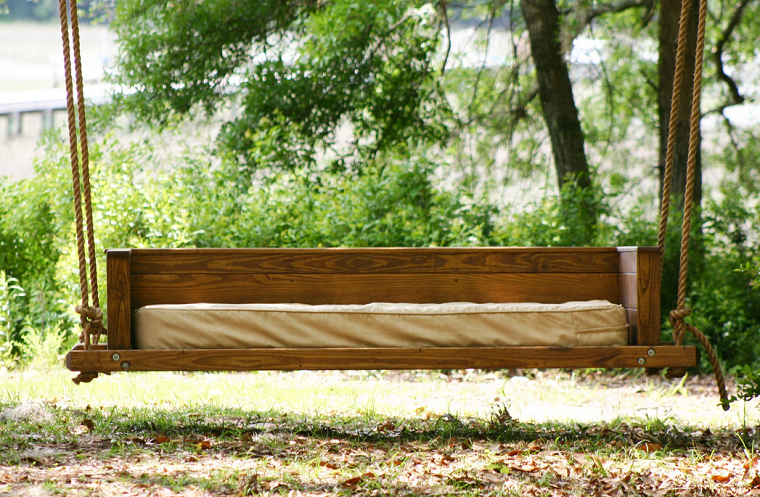 sofe viseći kreveti ljuljačka drvo vrt deco