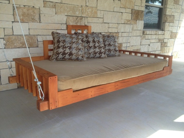 Sofa krevet na visećoj mreži, ljuljačke, ukras za terasu