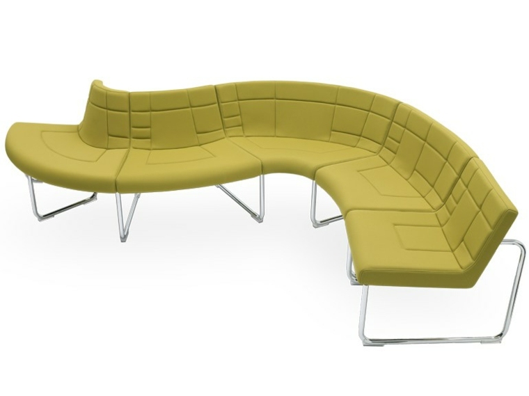 moduláris kanapék modern futurisztikus design belső modern nappali ötlet