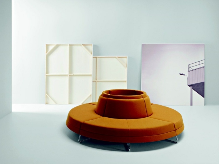modularne sofe moderni talijanski dizajn dnevna soba presječni kauč tkanina futuristički moderan dizajn