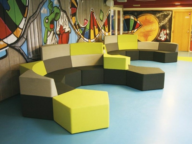 Futurisztikus kanapé design modern belső bútorok
