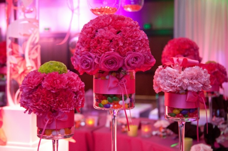 saldainių batonėlis vestuviniai saldainiai-rožės