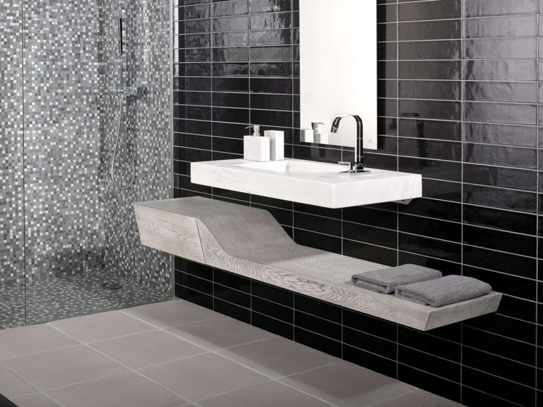 piastrelle bagno tendenze-piastrelle-mosaico-idee