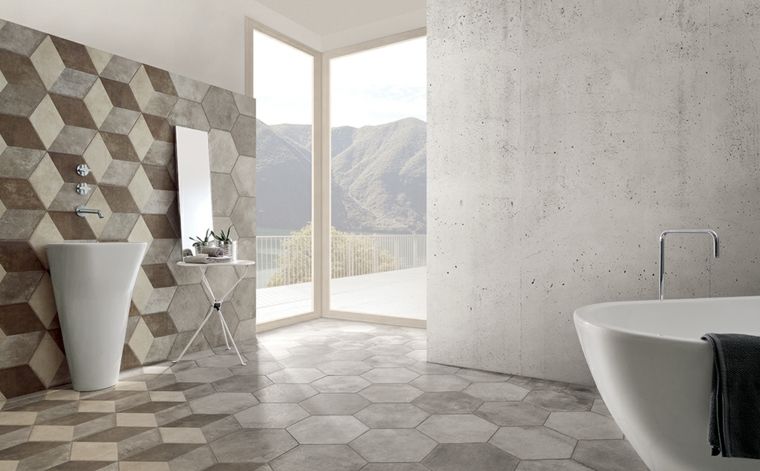 geometriai-csempe-fürdőszoba-dekoráció-ötlet