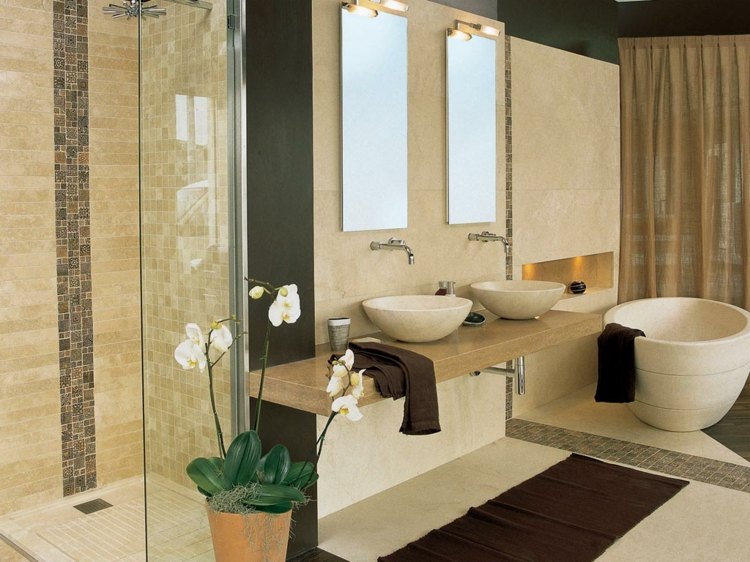 dizajn kupaonice od sedrenih pločica elegantan